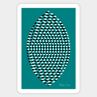 Checker Unravel Sticker